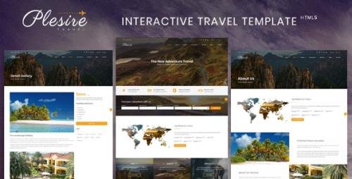 ThemeForest - Plesire v1.0 - Interactive Travel Template (Update: 19 August 18) - 22327164