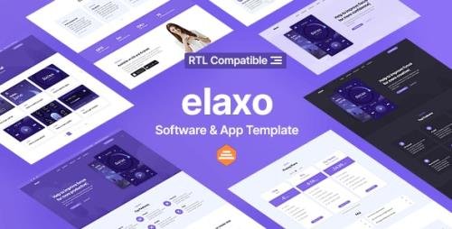 ThemeForest - Elaxo v1.0 - App and Software Website Template + RTL - 29226060