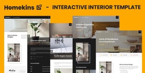 ThemeForest - Homekins v1.0 - Interactive Interior Template - 29331602