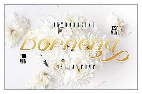 Bornena - Elegant Display Font