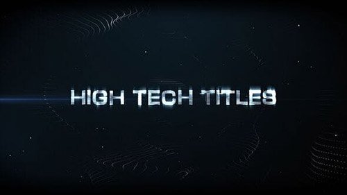 High Tech Titles & Logo 4158800