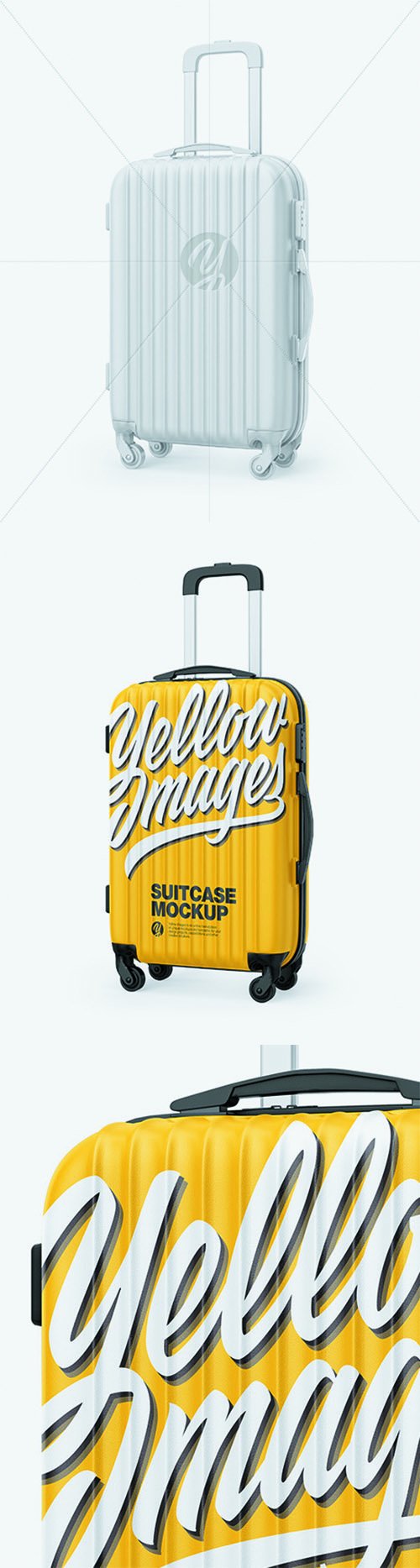 Travel Suitcase Mockup - Half Side View 68868