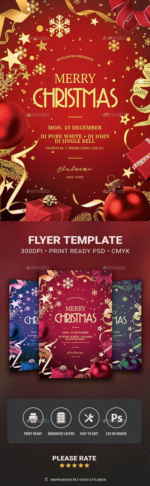 Merry Christmas Flyer 29291976