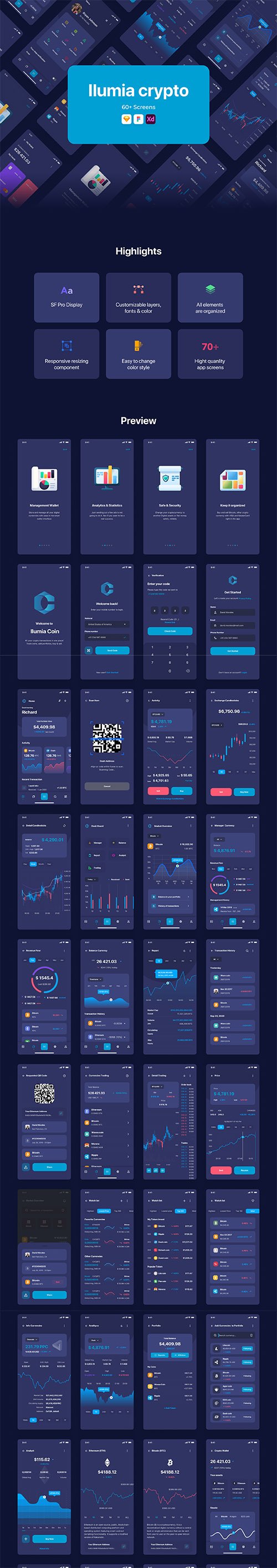 Ui8 - Ilumia Crypto Mobile App