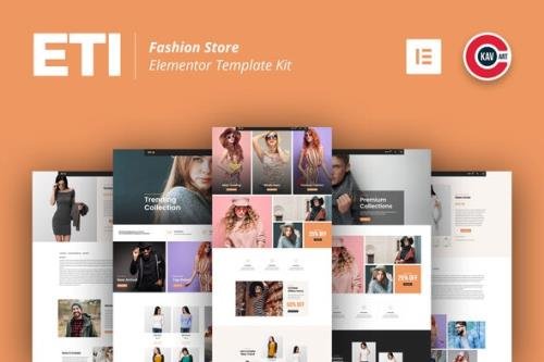 ThemeForest - ETI v1.0 - Fashion Store Elementor Template Kit - 29178069