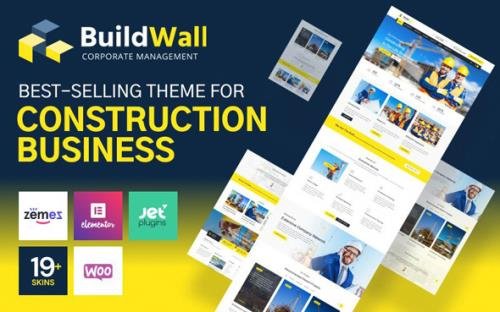 BuildWall v1.0.4 - Construction Company Multipurpose WordPress Theme - TM 53591