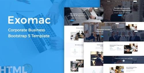ThemeForest - Exomac v1.0.1 - Corporate Business Bootstrap 5 Template - 29347615