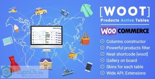 CodeCanyon - WOOT v2.0.2 - WooCommerce Products Tables Professional - 27928580