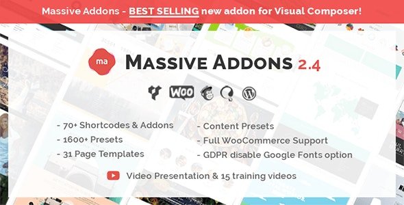 CodeCanyon - Massive Addons for WPBakery Page Builder v2.4.8 - 14429839