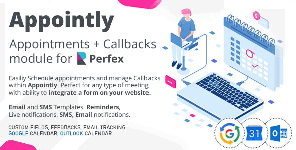CodeCanyon - Appointly v1.1.4 - Perfex CRM Appointments - 25459077
