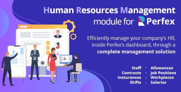 CodeCanyon - Human Resources Management v1.0f - HR module for Perfex CRM - 26620578