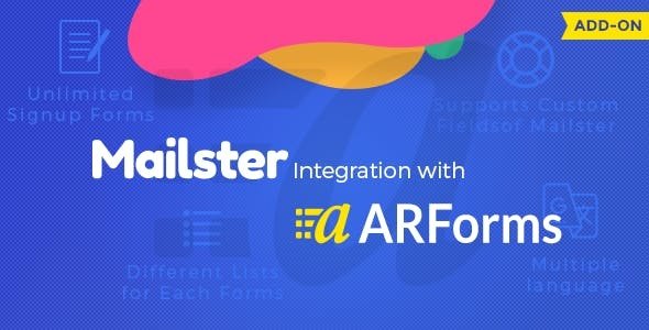 CodeCanyon - Mailster Integration with Arforms v1.8 - 9844977