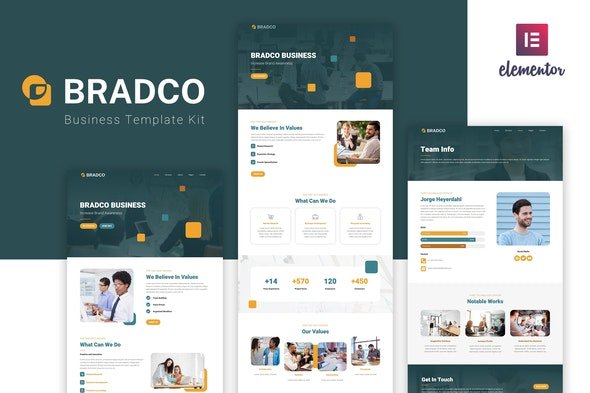 ThemeForest - Bradco v1.0.0 - Business Elementor Template Kit - 29543118