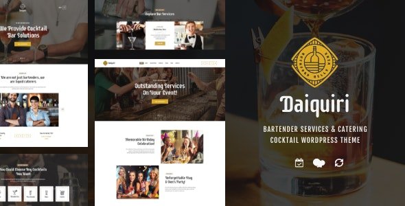 ThemeForest - Daiquiri v1.1.1 - Bartender Services & Catering Cocktail WordPress Theme - 21628334
