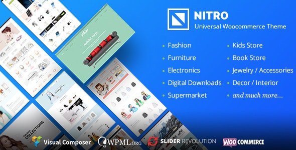 ThemeForest - Nitro v1.7.8 - Universal WooCommerce Theme from ecommerce experts - 15761106 - NULLED