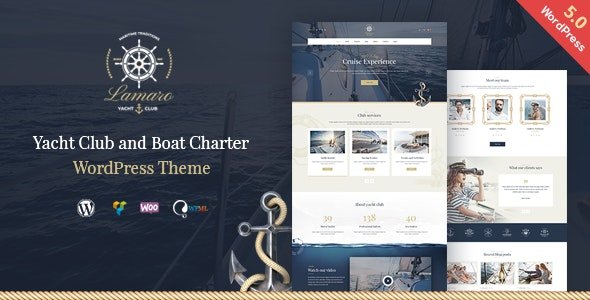 ThemeForest - Lamaro v1.2.3 - Yacht Club and Rental Boat Service WordPress Theme - 23080232