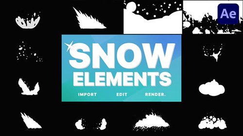 Snowy Elements | After Effects 29621259