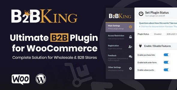 CodeCanyon - B2BKing v3.8.7 - The Ultimate WooCommerce B2B & Wholesale Plugin - 26689576
