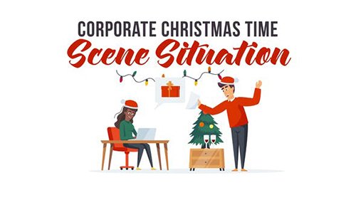 Corporate Christmas time - Explainer Elements 29437357