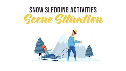 Snow sledding activities - Scene Situation 29247011