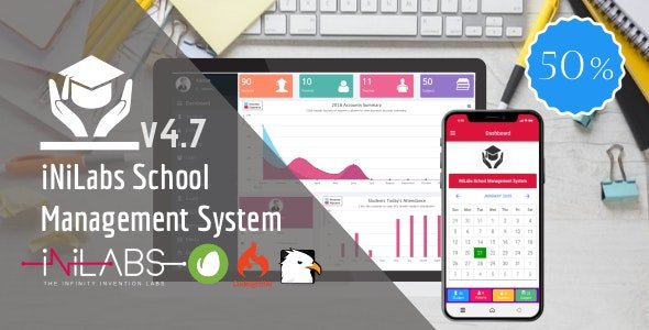 CodeCanyon - Inilabs School Express v4.6 - School Management System - 11630340 - NULLED