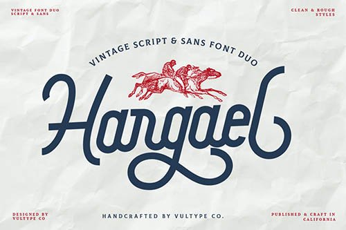 Hargel Vintage Font
