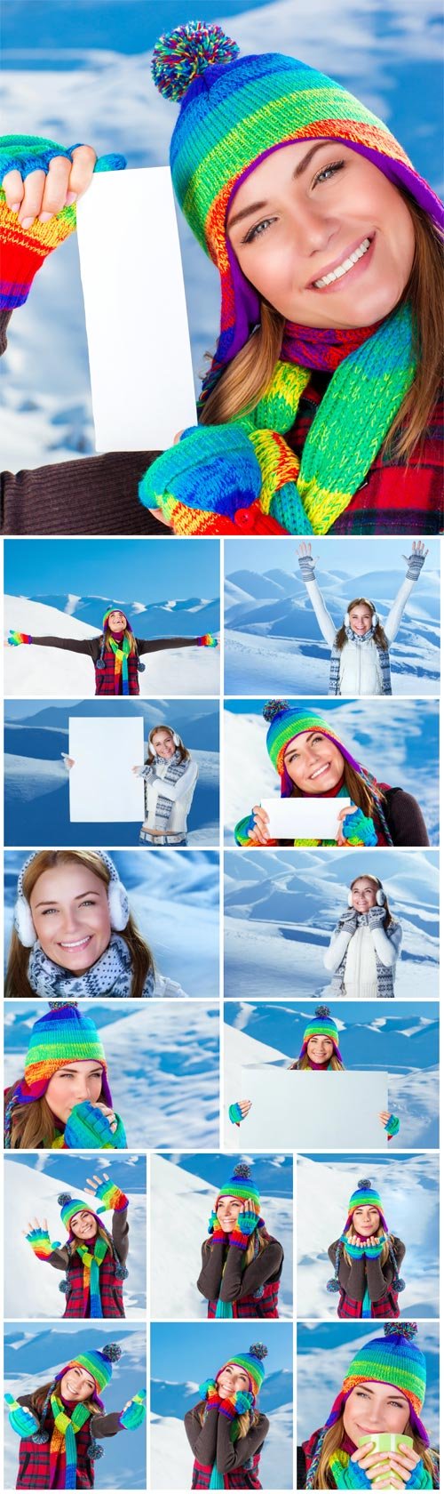 Winter vacation in the mountains stock photo №4