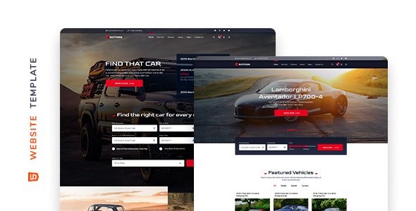 ThemeForest - Rotors v1.0 - Car Rental Website Template - 29744483