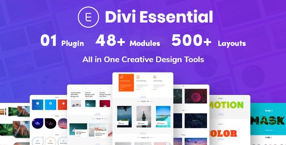 DiviNext - Divi Essential v3.8.4 - All In One Design Modules For Divi Builder - NULLED