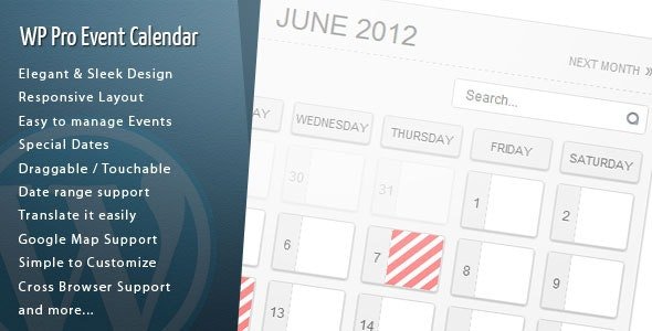 CodeCanyon - WordPress Pro Event Calendar v3.2.5 - 2485867