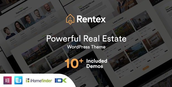 ThemeForest - Rentex v1.9.0 - Real Estate WordPress Theme - 27777605