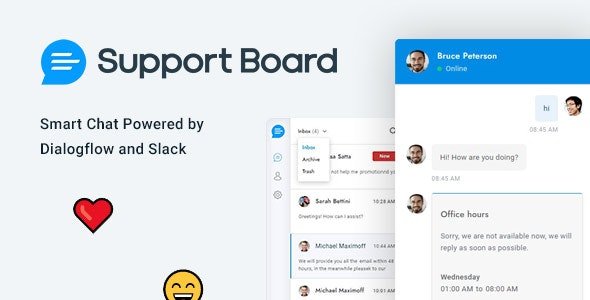 CodeCanyon - Chat - Support Board v3.5.0 - PHP Chat Application - 20359943