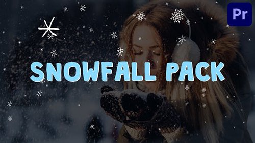 Cartoon Snowfall | Premiere Pro MOGRT 29516157