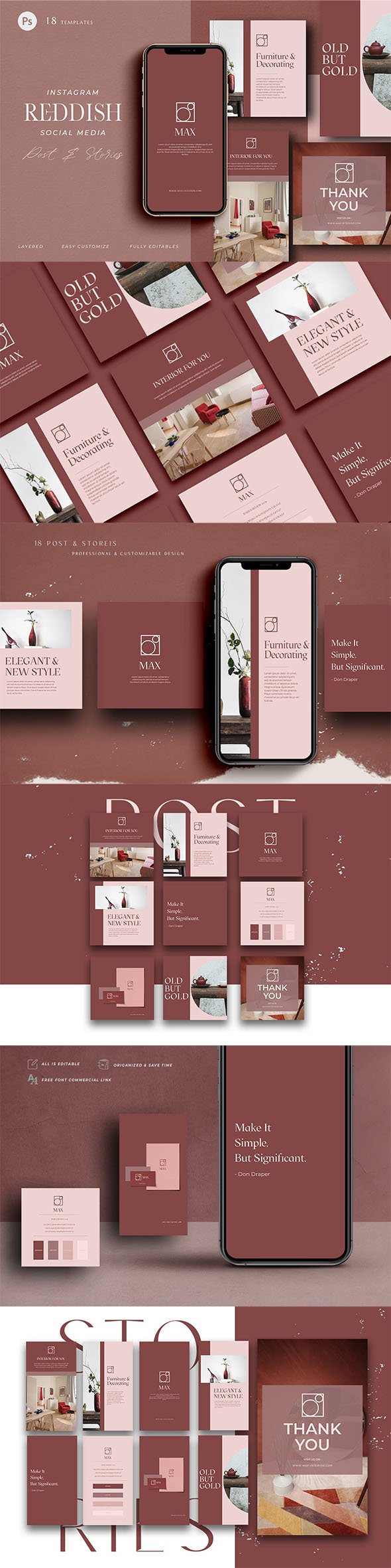 Interior Designer Company - Instagram Pack