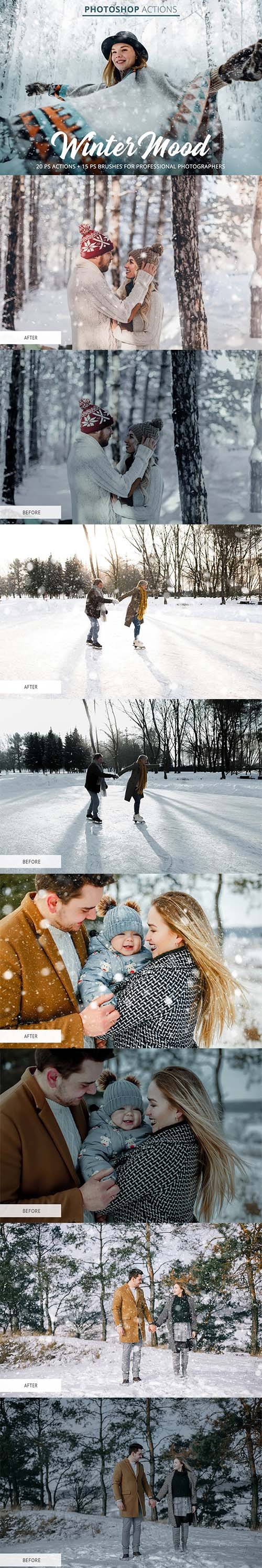 CreativeMarket - Winter Mood Actions for Photoshop