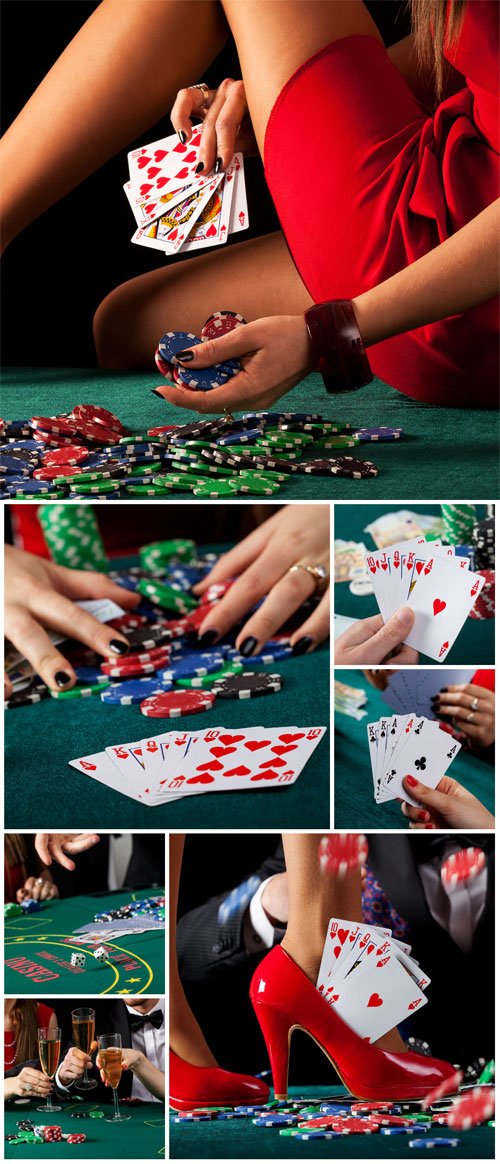 Gambling, casino, stock photo
