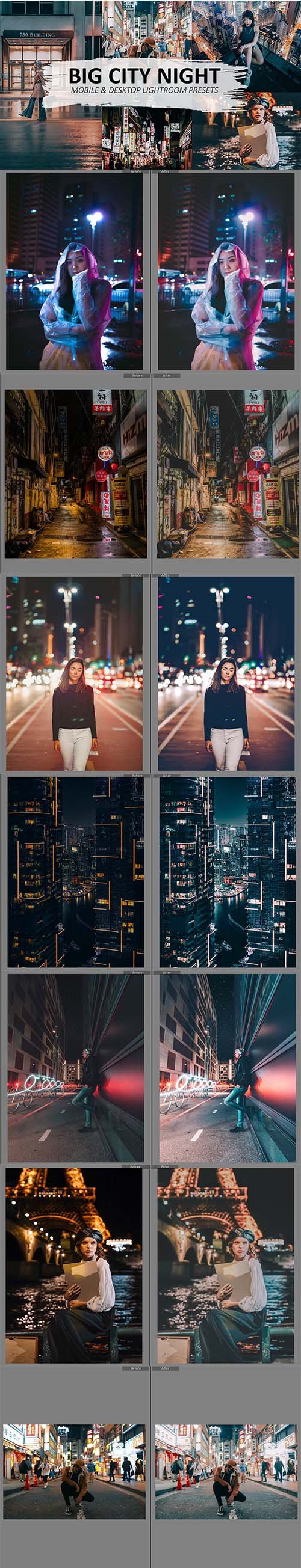 CreativeMarket - Night Photography Lightroom Preset