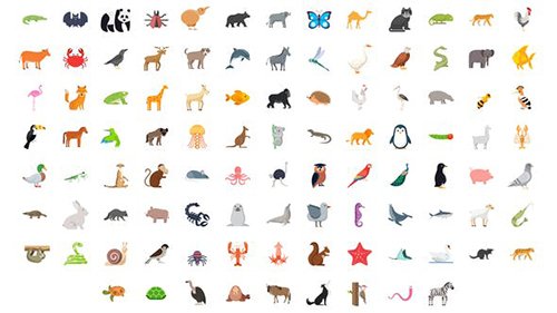 100 Animals & Birds Icons 29885627