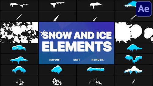 Snow And Ice Elements | After Effects 29779680