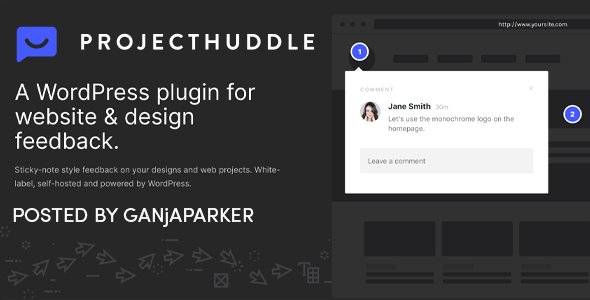 ProjectHuddle v4.0.19 - WordPress Plugin For Website Design Communication + Add-Ons