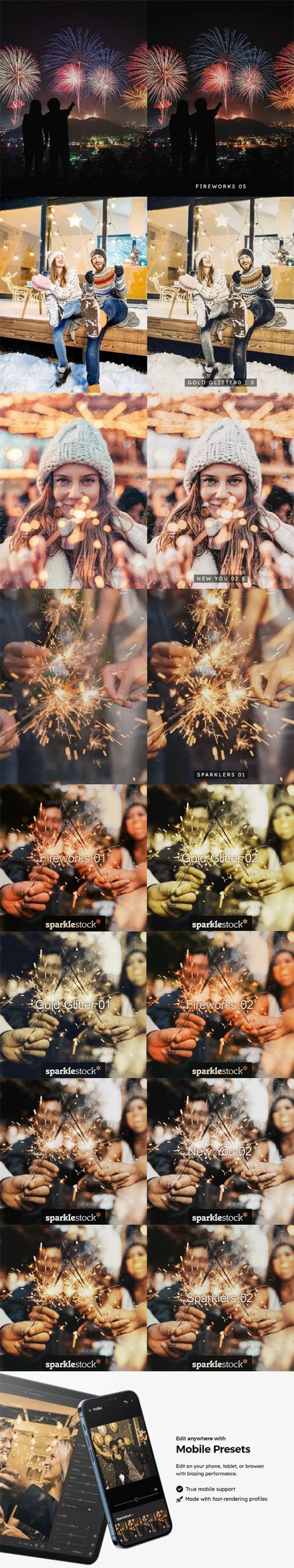 New Year Lightroom Presets & LUTs