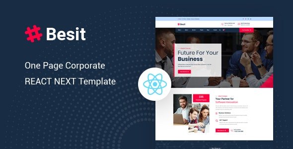 ThemeForest - Besit v1.0 - React Next Corporate Page Template - 29846739