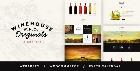 ThemeForest - Wine House v2.2 - Vineyard & Restaurant Liquor Store WordPress Theme - 10186096
