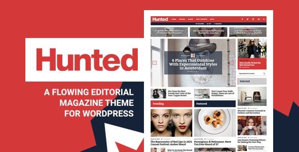 ThemeForest - Hunted v8.0 - A Flowing Editorial Magazine Theme - 16253424