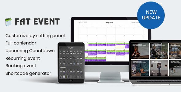 CodeCanyon - FAT Event v5.12 - WordPress Event and Calendar Booking - 22311915