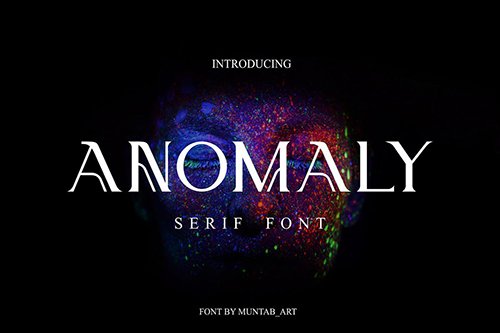 Anomaly | Modern Serif Font