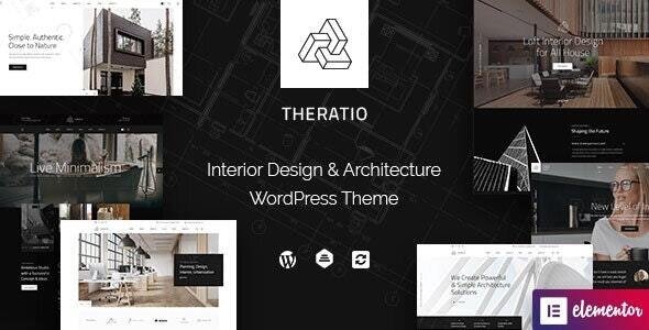 ThemeForest - Theratio v1.1.7 - Architecture & Interior Design Elementor WordPress Theme - 27004841
