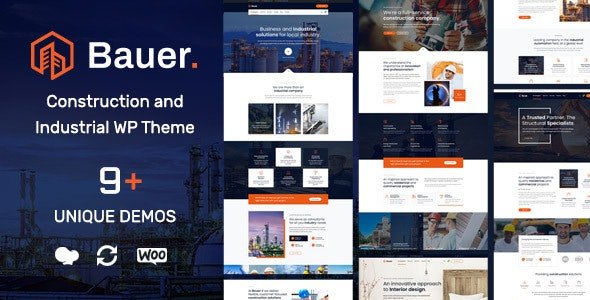 ThemeForest - Bauer v1.21 - Construction and Industrial WordPress Theme - 23904858