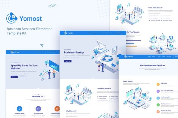 ThemeForest - Yomost v1.0.0 - Business Services Elementor Template Kit - 29892121