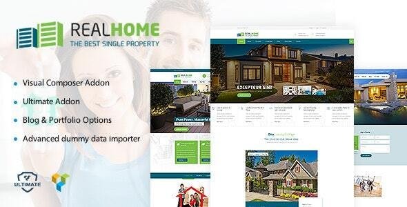 ThemeForest - RealHome v2.4 - Single Property WordPress Theme - 18767950